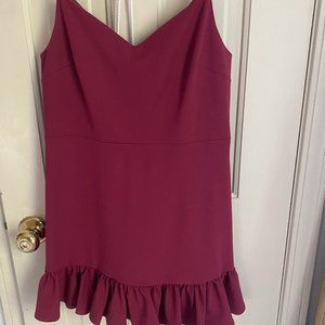 Magenta Mini Dress